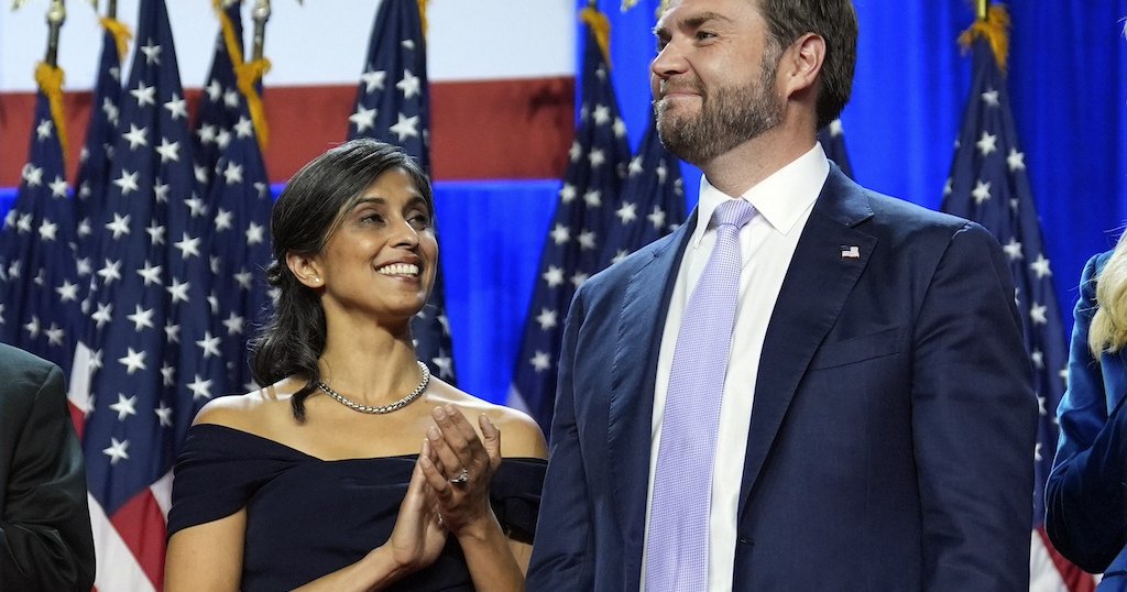 Жена Джей Ди Вэнса — кто она и как выглядит, что делает ?