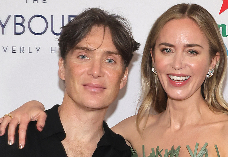 Cillian Murphy and Emily Blunt at the 2024 BAFTA Tea Party at at The Maybourne Beverly Hills on January 13, 2024 in Beverly Hills, California.