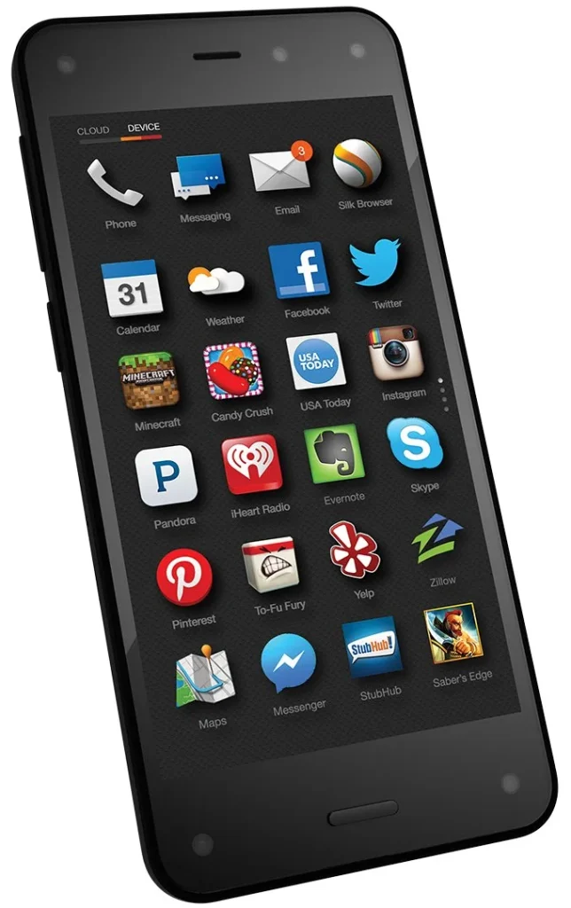 Дизайн Fire Phone (Фото: Amazon)