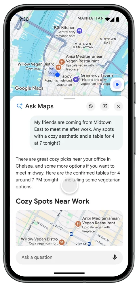 Функція Ask Maps (Фото: Google)