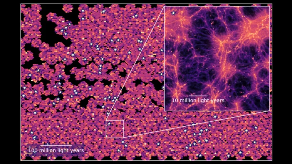 Карта інтенсивності ліній (Фото: Science Daily)