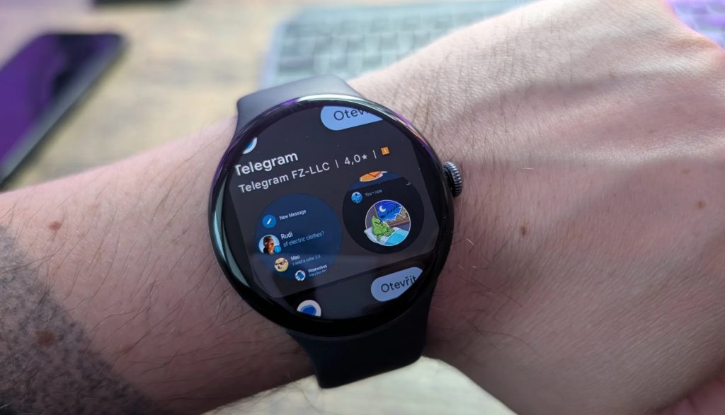 Telegram знову доступний на smart-годинниках Android: після п'яти років перерви