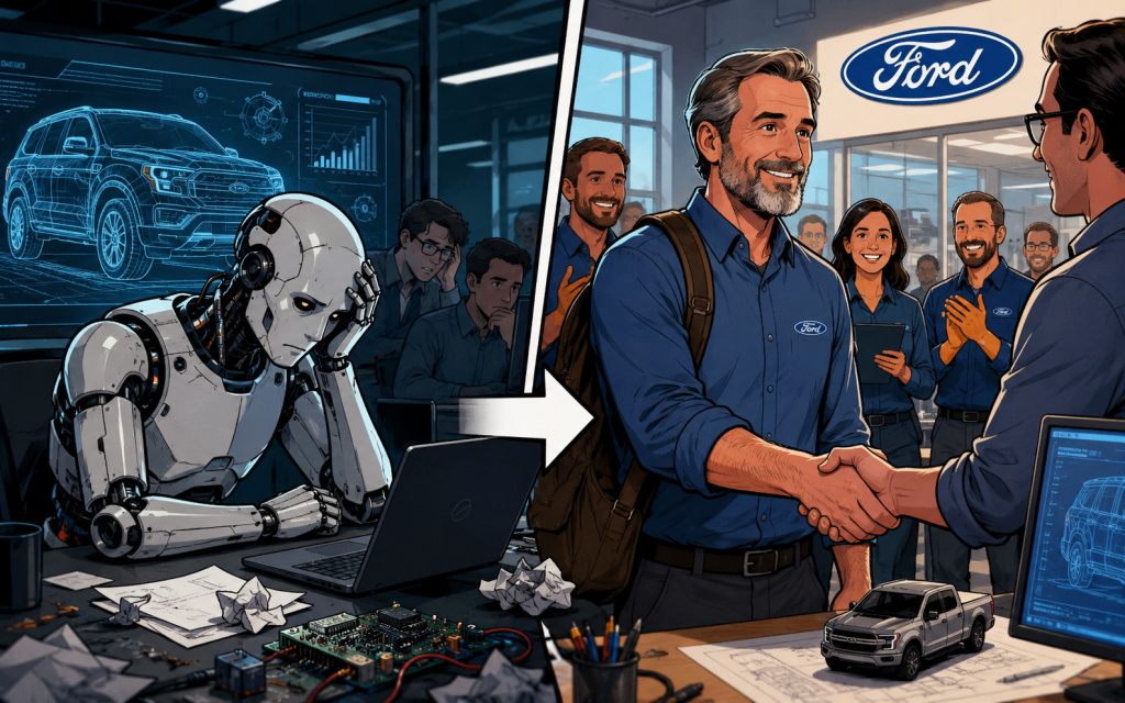 Ford повертає на роботу досвідчених інженерів: штучний інтелект не виправдав очікувань