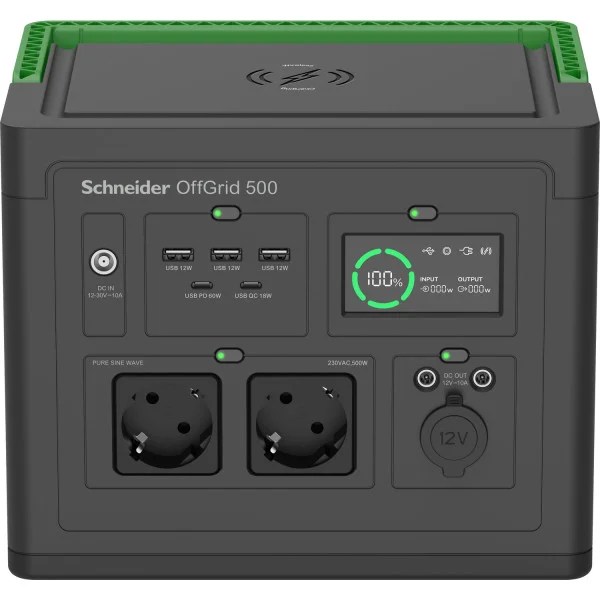 APC Schneider OffGrid Portable Power Station 500 (Фото: Schneider)