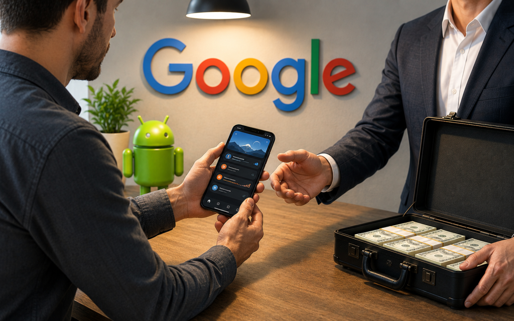 Google таємно купує код у розробників Android-застосунків