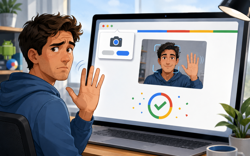 Google запроваджує нову reCAPTCHA: просить доступ до камери та помахати рукою
