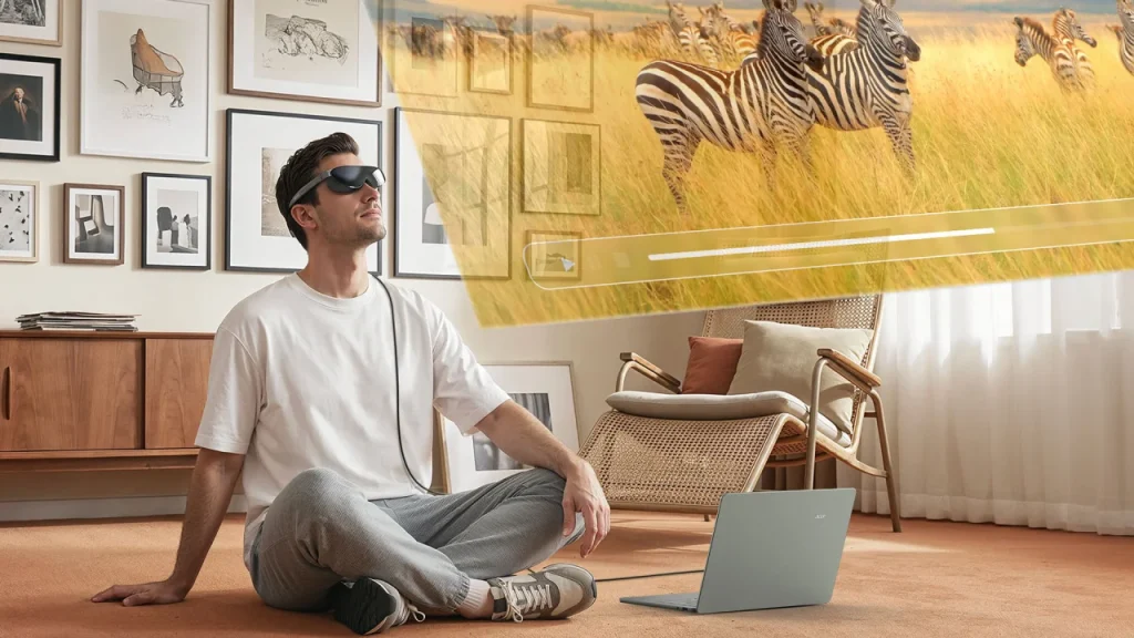 Художня демонстрація роботи Acer AR Vision GR0 (Фото: Acer)