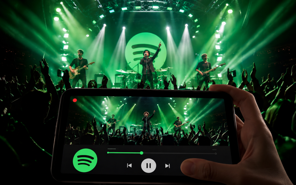 У Spotify з'являться live-трансляції з концертів: для перегляду треба купити квиток