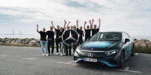 Автомобіль стартував зі Штутгарта й прибув до Мальме (Фото: Mercedes)