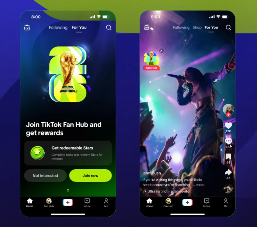 Інтерфейс TikTok Pro Events (Фото: TikTok)