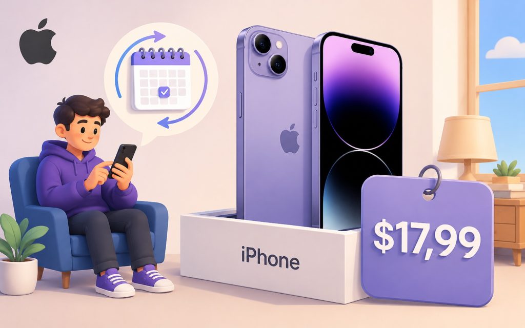 Apple запустила оренду iPhone за $17,99 на місяць