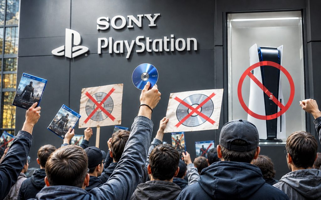 Гравці оголосили тижневий бойкот Sony PlayStation через відмову від дисків