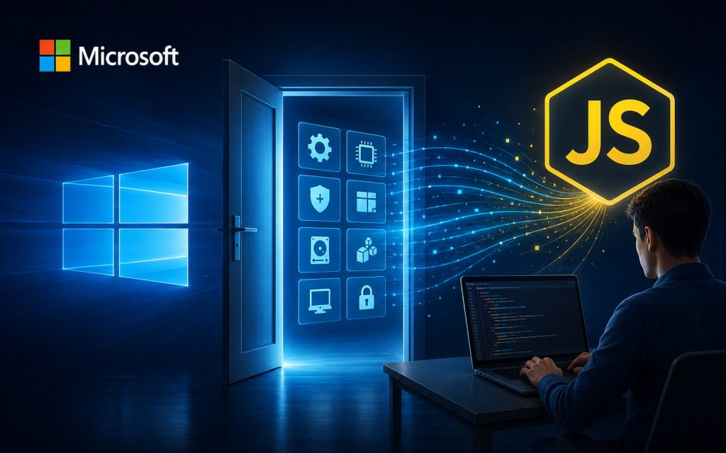 Microsoft відкрила JavaScript-розробникам доступ до внутрішніх API Windows