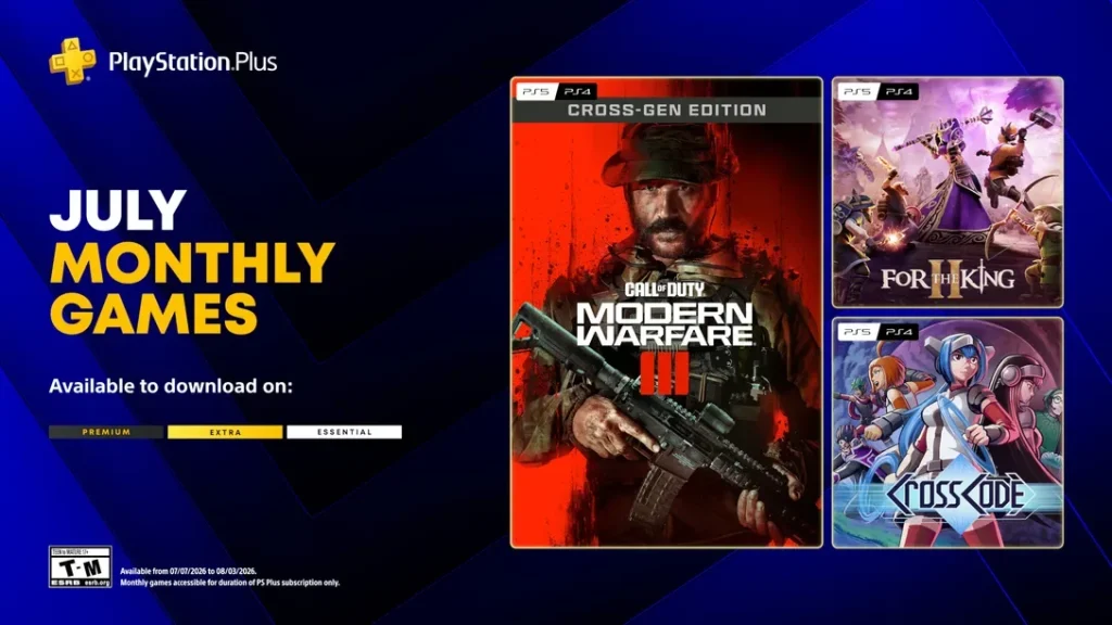 Ігри липня 2026 року за передплатою PlayStation Plus (Фото: PS Blog)